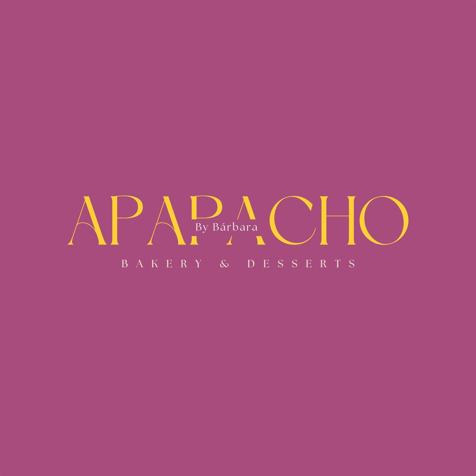 Logotipo de Apapacho by Bárbara, Bakery and Desserts